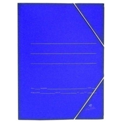 1085-CARPETA SOLAP. CART. Fº AZUL precio por 20 unidades