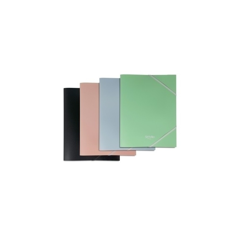825501-CARPETA SOLAP. PARDO PASTEL PP Fº NEGRA precio por 10 unidades