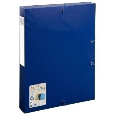 59142E-CARP.PROY.EXACOMPTA BEE BLUE A4 4cm AZUL precio por 1 unidades