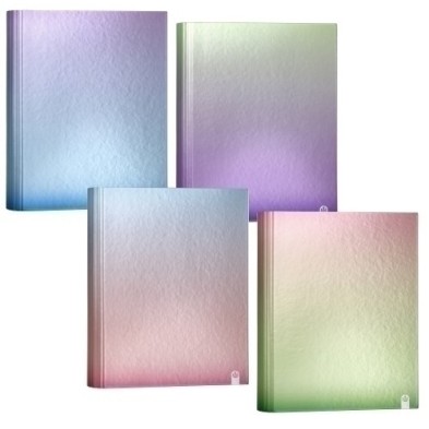 12260499-CARP. CARCHIVO GRADIENT A4 4 AN.25 SURT. precio por 10 unidades