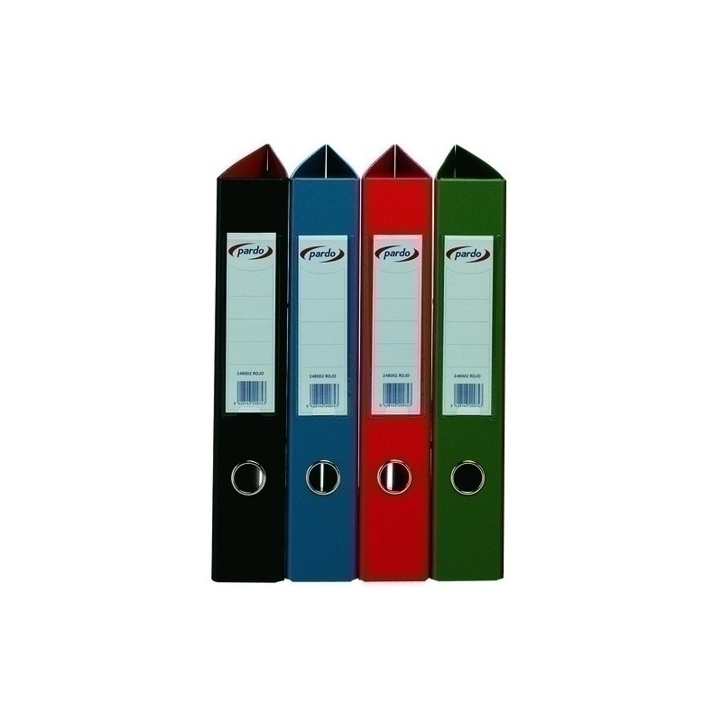 242502-CARPETA PARDO PVC Fº 2 AN.25 MX ROJO precio por 1 unidades