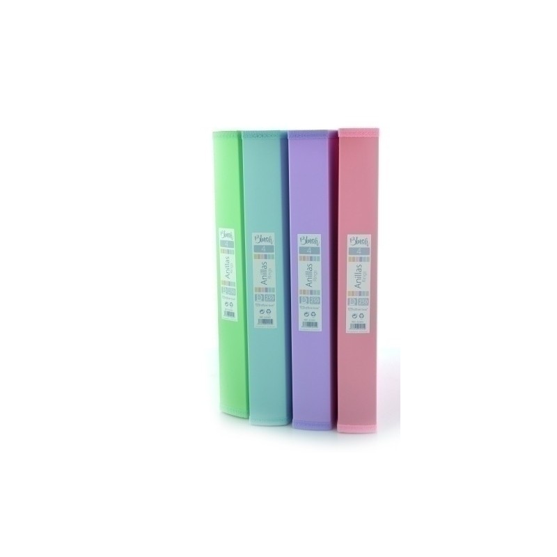 42505-CARPETA OF.BOX PP A4+ 4 AN.25 BLUSH precio por 8 unidades