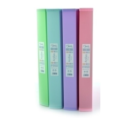 42505-CARPETA OF.BOX PP A4+ 4 AN.25 BLUSH precio por 8 unidades