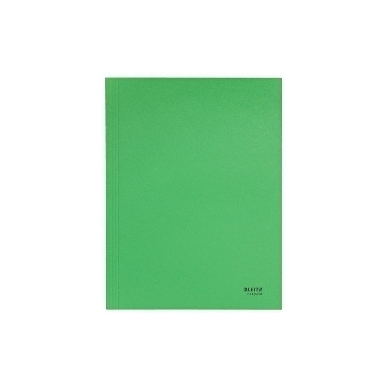 39060055-SUBCARP. LEITZ RECYCLE 3 SOL. A4 VERDE precio por 10 unidades