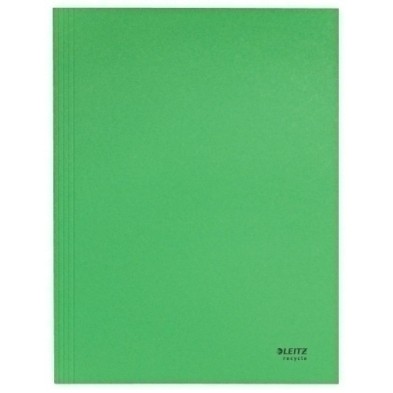 39060055-SUBCARP. LEITZ RECYCLE 3 SOL. A4 VERDE precio por 10 unidades