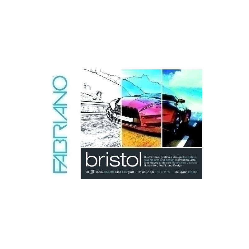 F19002129-BLOC DIBUJO FABRIANO BRISTOL ENC. A4 precio por 1 unidades