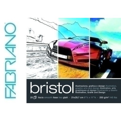 F19002129-BLOC DIBUJO FABRIANO BRISTOL ENC. A4 precio por 1 unidades