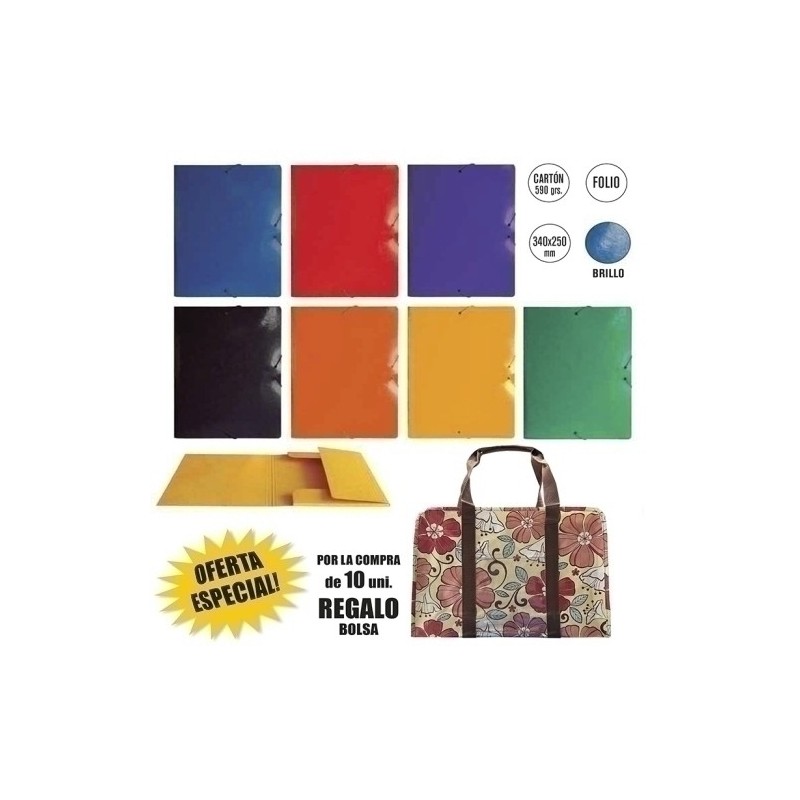 26010-RB-CARPETA SOLAP.SENFORT CART. Fº P/10 precio por 1 unidades