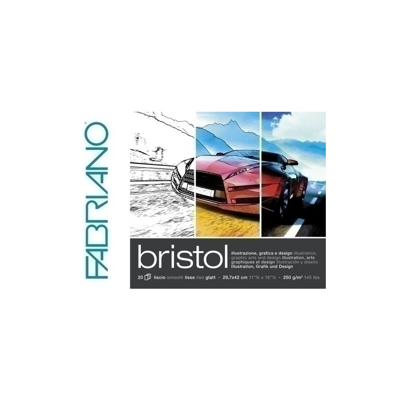 F19002942-BLOC DIBUJO FABRIANO BRISTOL ENC. A3 precio por 1 unidades