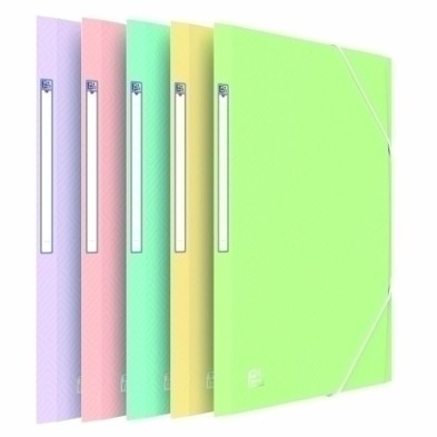 400187619-CARPETA SOLAP.OXFORD PP A4+ PAST.SURT. precio por 10 unidades