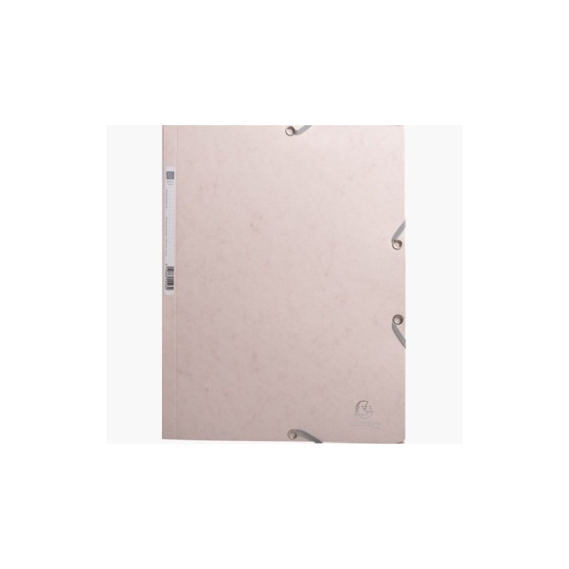 55274E-CARPETA SOLAP.EXACOMPTA CART. A4 NUDE precio por 25 unidades