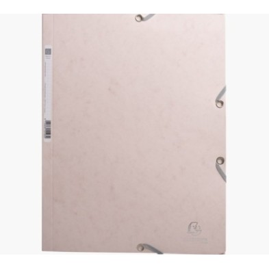 55274E-CARPETA SOLAP.EXACOMPTA CART. A4 NUDE precio por 25 unidades