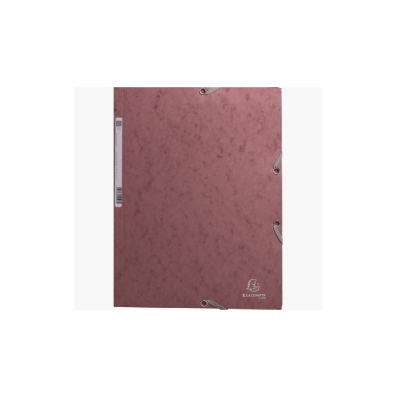 55276E-CARPETA SOLAP.EXACOMPTA CART. A4 ROSA precio por 25 unidades