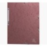 55276E-CARPETA SOLAP.EXACOMPTA CART. A4 ROSA precio por 25 unidades