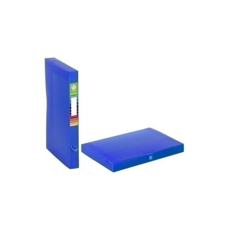 858K50-CARP.PROY.CARCH.PP Fº C/BROCHE 5 cm AZUL precio por 10 unidades