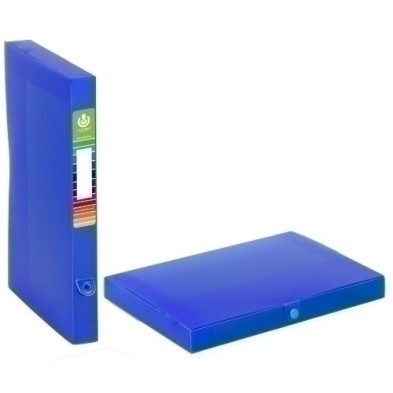 858K50-CARP.PROY.CARCH.PP Fº C/BROCHE 5 cm AZUL precio por 10 unidades
