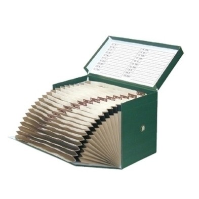 100580266-CAJA TRANSFERENCIAS ELBA Fº 21 cm VRD.FU precio por 1 unidades