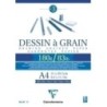96624C-BLOC DIBUJO CLAIR. DESSIN A GRAIN A4 180 precio por 5 unidades