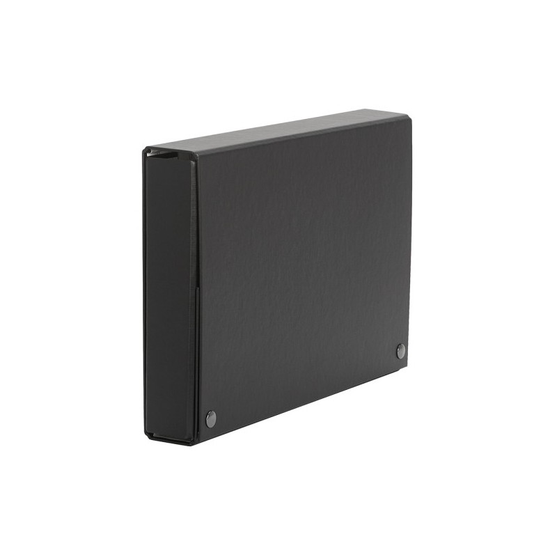 963001-CARP.PROY.PARDO CART.FORR. A4  3 cm NEGR precio por 20 unidades