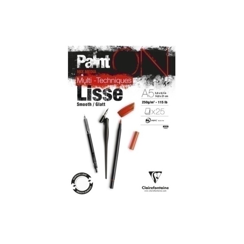 975728C-BLOC DIBUJO CLAIR. PAINT ON MULTIT. A5 B precio por 4 unidades