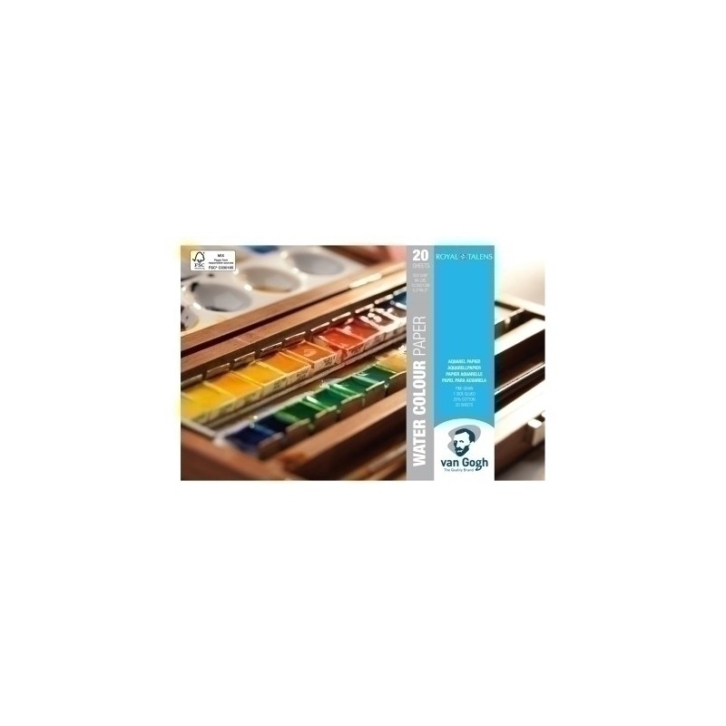 93171321-BLOC DIBUJO VAN GOGH ACUARELA 13x21 200g precio por 3 unidades
