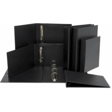 02490010-CARPETA GRAFOP.PVC OF.Fº 2 AN.25 MX NEGR precio por 6 unidades