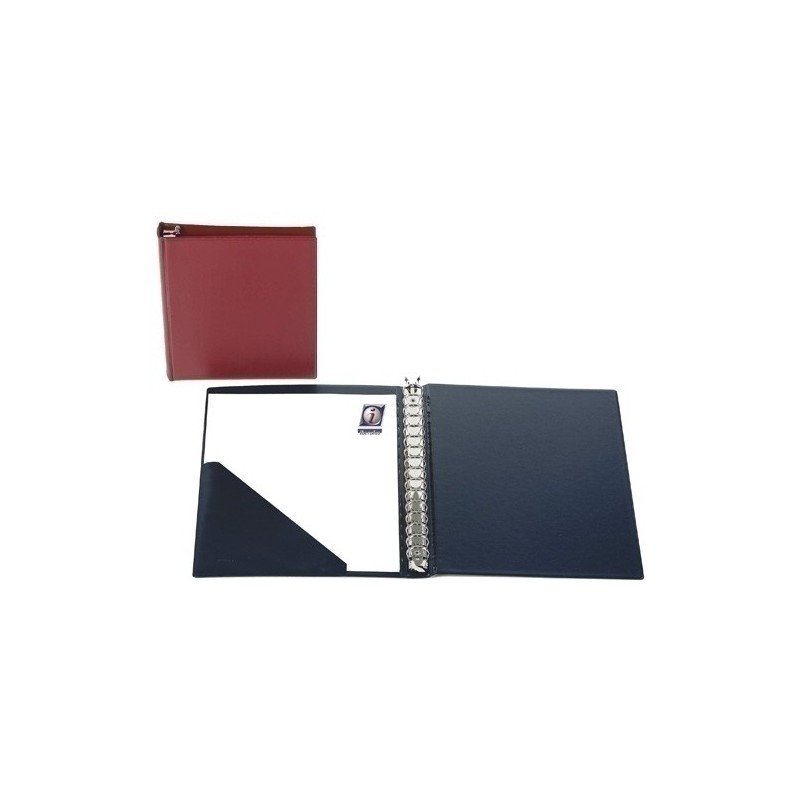 498SA1605-CARPETA IBER.PVC OF.Fº 16 AN.25 ACOL.CR. precio por 2 unidades