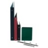 504SA16-01-CARPETA IBER.PVC ESC.Fº 16 AN.25 AZUL precio por 1 unidades