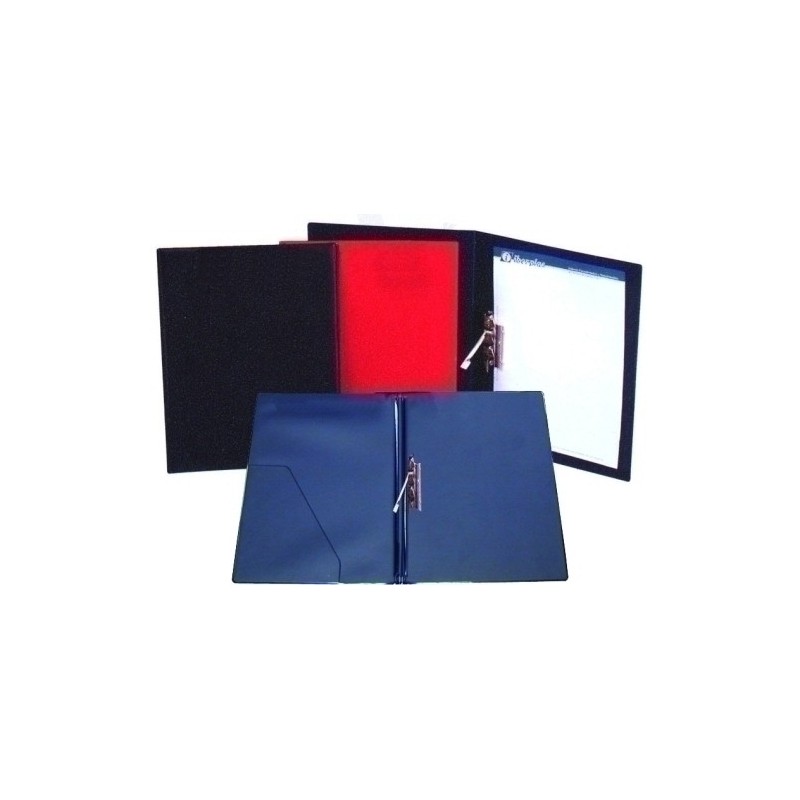 363-01-CARPETA MINICLIP LAT. IBERP.PVC Fº AZUL precio por 1 unidades