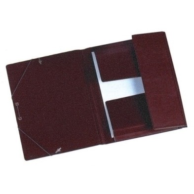 345CS-02-CARPETA SOLAP.IBER.PVC Fº PROL. BURDEOS precio por 1 unidades