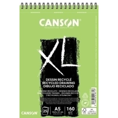 C200001871-BLOC DIBUJO CANSON XL RECICLADO C/ESP. A precio por 5 unidades