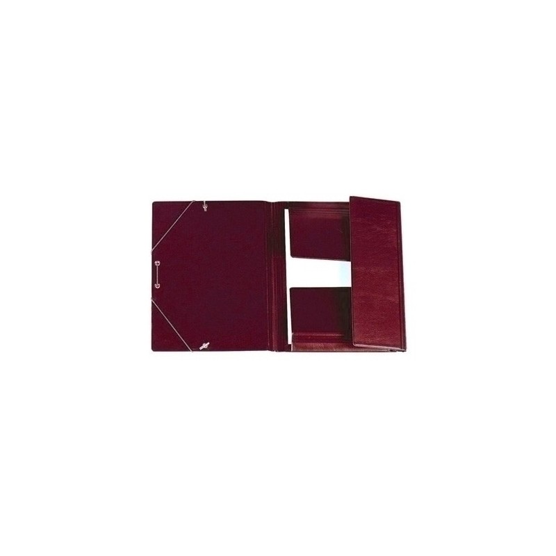 343CS-02-CARPETA SOLAP.IBER.PVC Fº  BURDEOS precio por 1 unidades