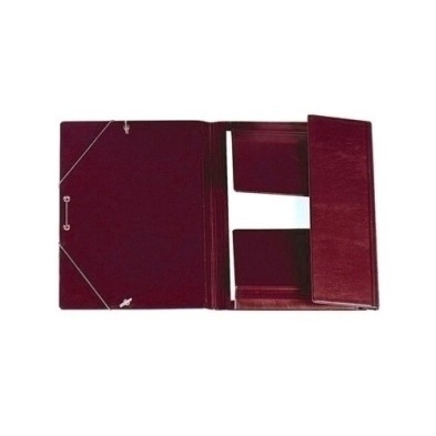 343CS-02-CARPETA SOLAP.IBER.PVC Fº  BURDEOS precio por 1 unidades