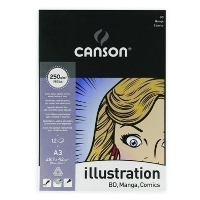 C200387201-BLOC DIBUJO C. ILLUSTRAT. MANGA ENC. A3 precio por 10 unidades
