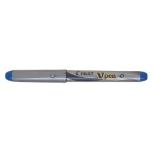 SVP-4M-L-PLUMA PILOT V-PEN SILVER tinta AZUL precio por 12 unidades