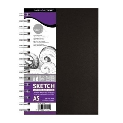 D482254500-BLOC DIBUJO DALER ROWNEY C/ESP. A5 100g precio por 5 unidades