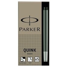 1950382/S0116200-TINTA ESTILOG.PARKER 5 CART.NEGRO precio por 1 unidades