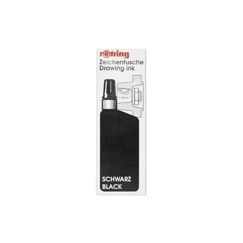 S0194660-TINTA CHINA ROTRING 23 ml. NEGRO precio por 1 unidades