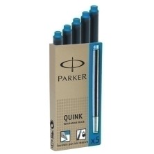 1950383/S0116210-TINTA ESTILOG.PARKER 5 CART.AZUL REAL precio por 1 unidades