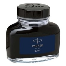 1950378-TINTA ESTILOG.PARKER 2 ONZAS AZUL NEGRO precio por 1 unidades