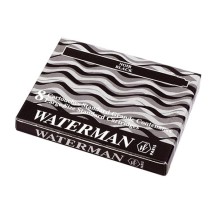 S0110850-TINTA ESTILOG.WATERMAN 8 CART.NEGRO precio por 1 unidades