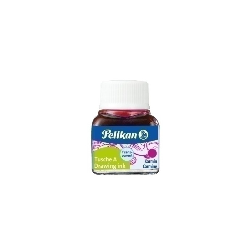 100436069-TINTA CHINA PELIKAN 10 ml. CARMIN precio por 1 unidades