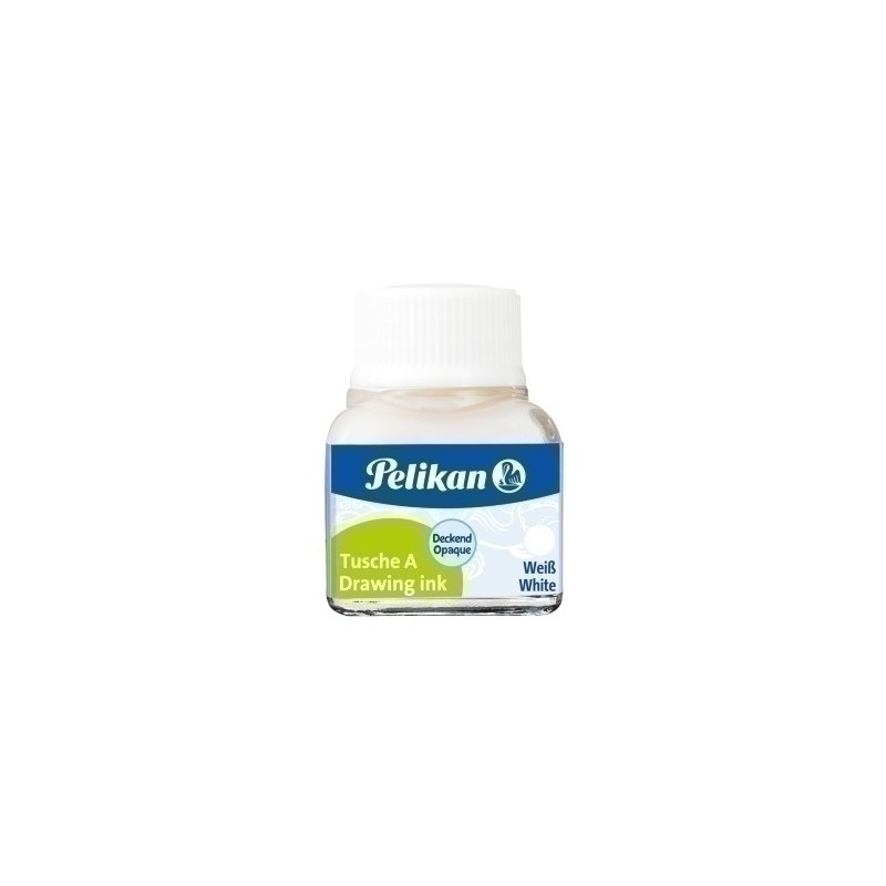 400142516-TINTA CHINA PELIKAN 10 ml. BLANCO precio por 1 unidades