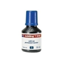 T25003-TINTA ROTUL.EDDING 30 ml T25 AZUL precio por 1 unidades