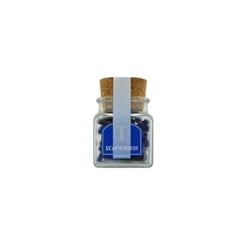 6600-TINTA ESTILOG.SCHNEIDER 30 CART.AZUL precio por 1 unidades