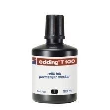 T10001-TINTA ROTUL.EDDING 100 ml T100 NEGRO precio por 1 unidades