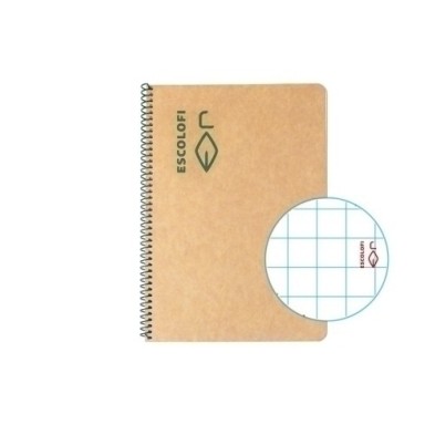 130045200-BLOCK ESCOLOFI 4º100h 5x5 80g ECOLOGICO precio por 5 unidades
