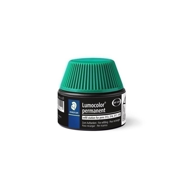 487 17-5-TINTA ROTUL.STAEDTLER 487 17 VERDE precio por 1 unidades