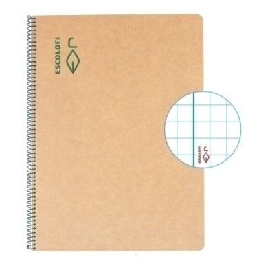 130200204-BLOCK ESCOLOFI GREEN A4 50h CD.5 80g C/M precio por 5 unidades