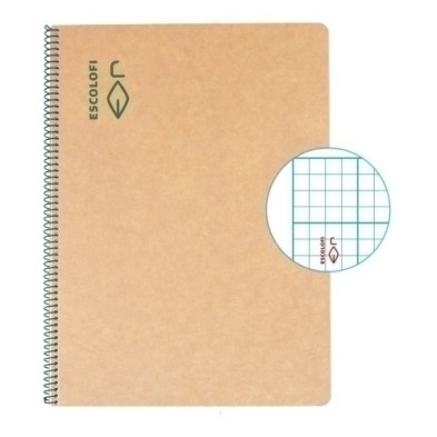 130200304-BLOCK ESCOLOFI GREEN A4 50h MM 80g C/M precio por 5 unidades
